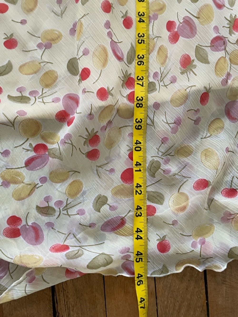 Vintage 90s DINO fruit dress-Size M - Picture 10 of 12
